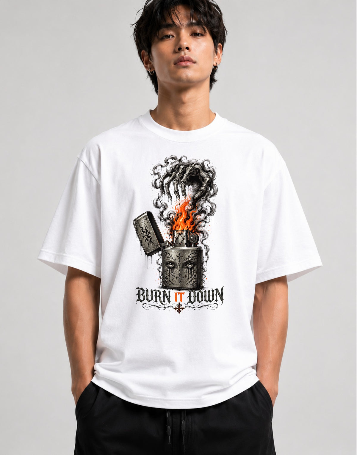 Burn It Down - White