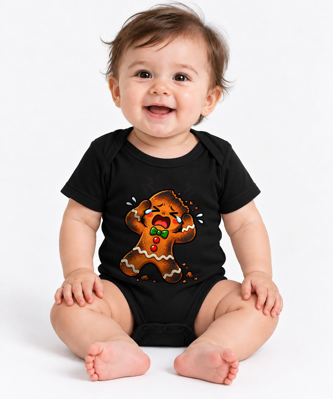 Burnt Gingerbread Man - Black