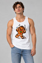 Burnt Gingerbread Man - White