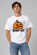 Burnt Out Pumpkin - White
