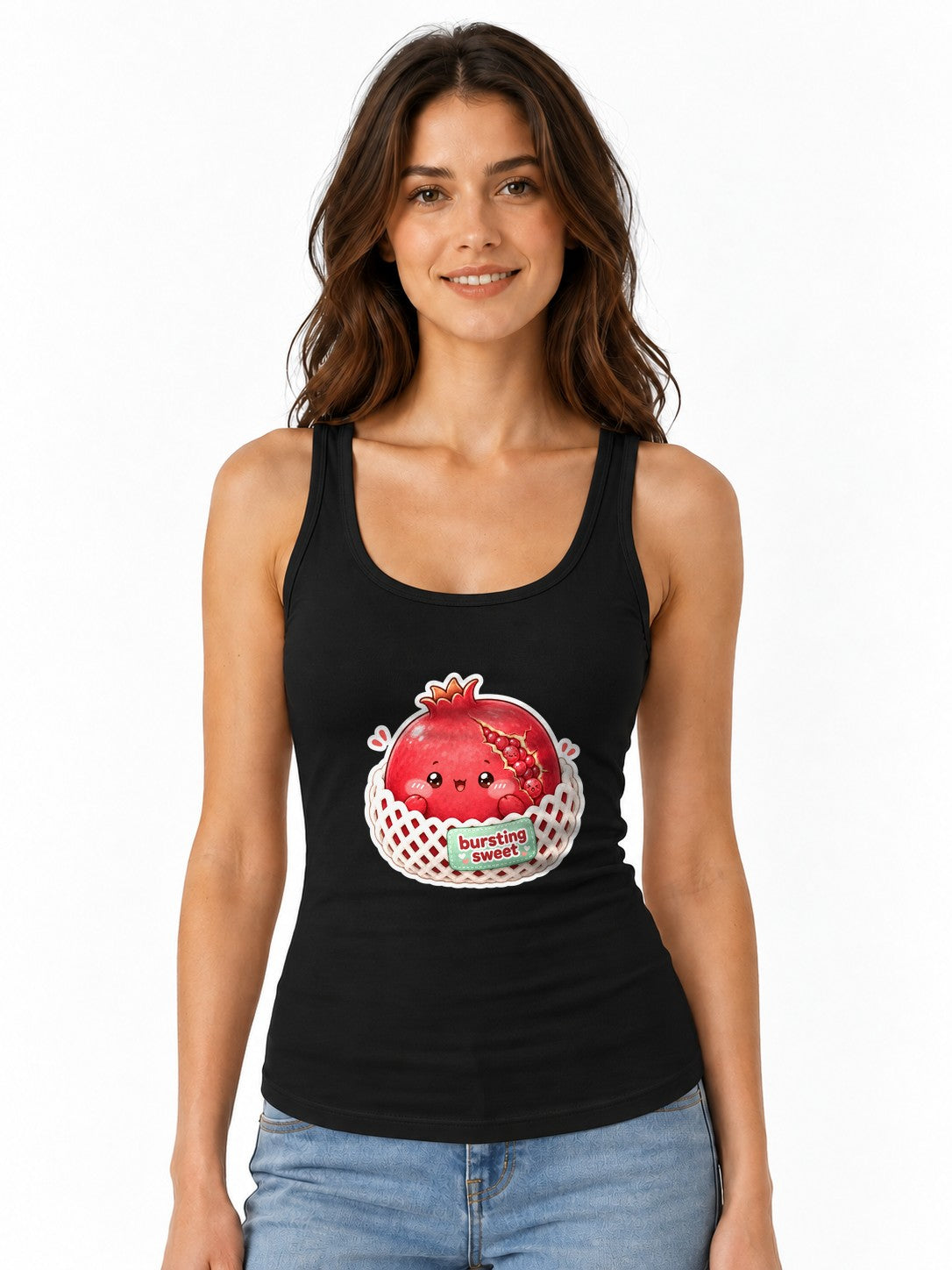 Bursting Sweet Pomegranate - Black