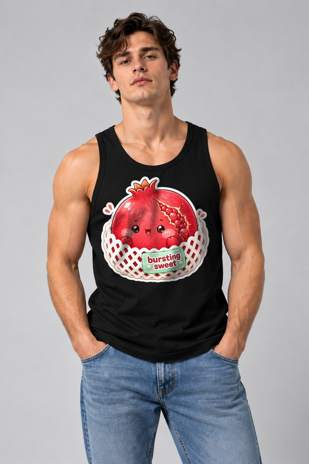 Bursting Sweet Pomegranate - Black