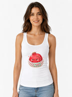 Bursting Sweet Pomegranate - White