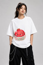 Bursting Sweet Pomegranate - White