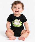 Cabbage Bunny Nap - Black