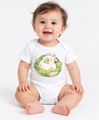 Cabbage Bunny Nap - White