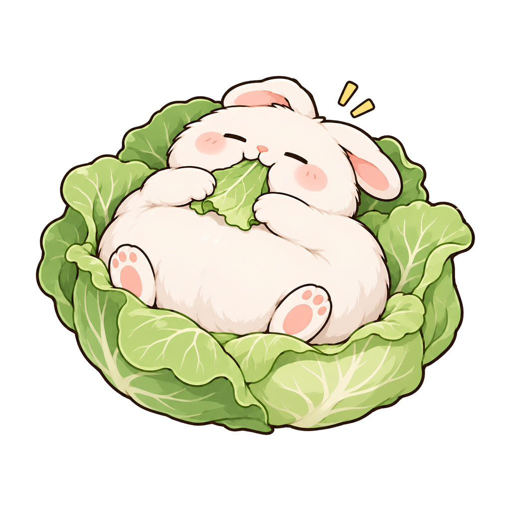 Cabbage Bunny Nap