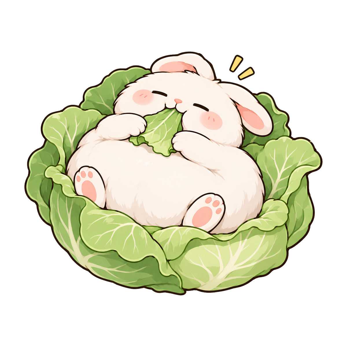 Cabbage Bunny Nap