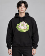 Cabbage Bunny Nap - Black