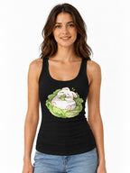 Cabbage Bunny Nap - Black