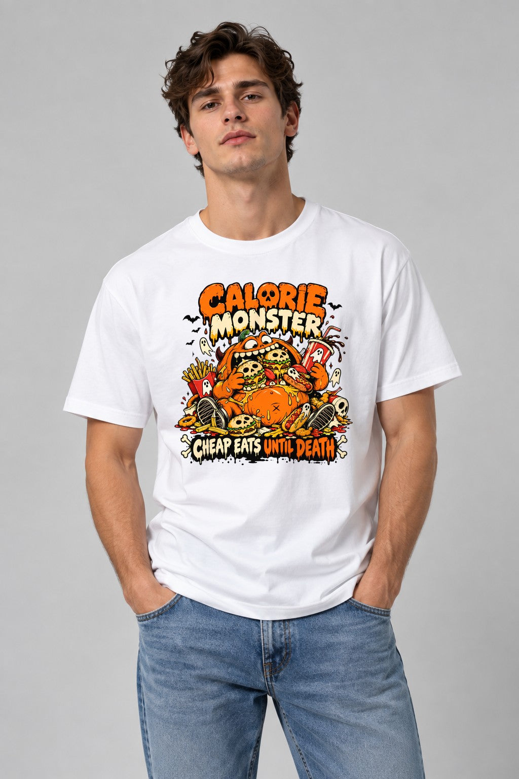 Calorie Monster - White
