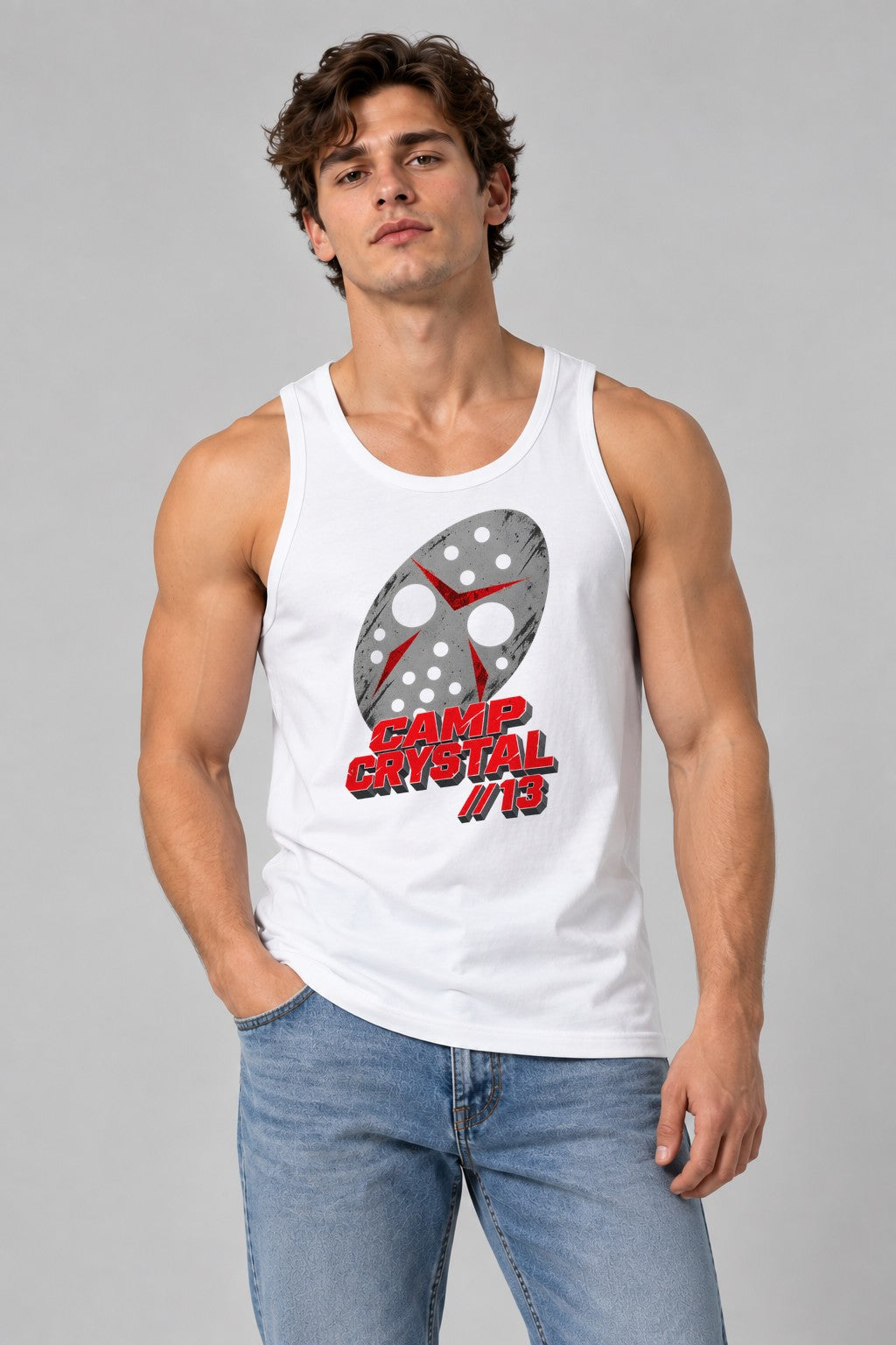Camp Crystal Mask - White