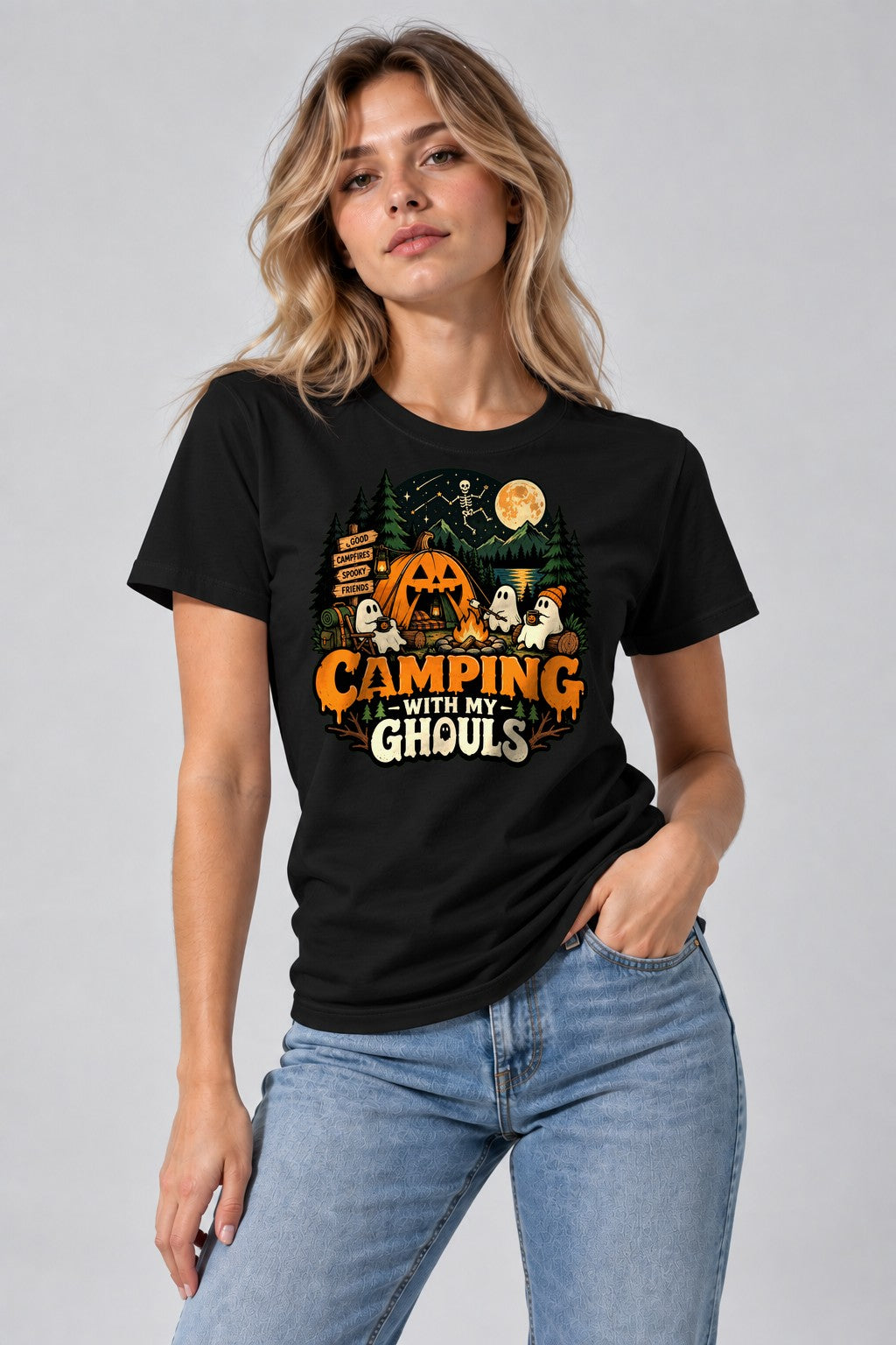 Camping With My Ghouls - Black