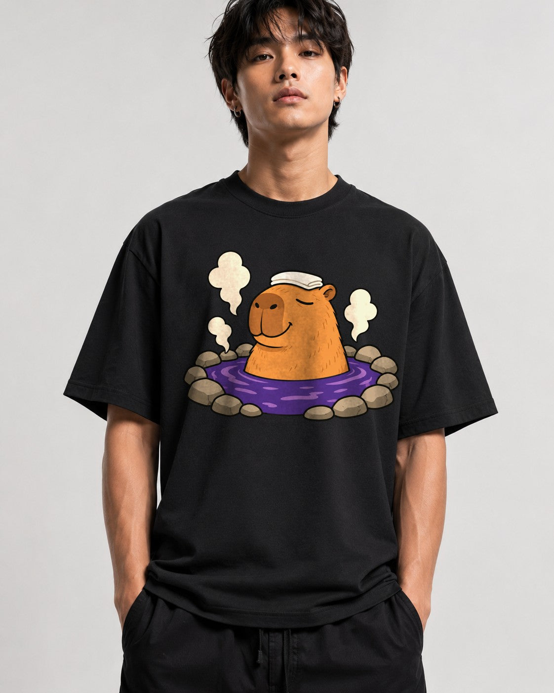 Capybara Hot Spring - Black
