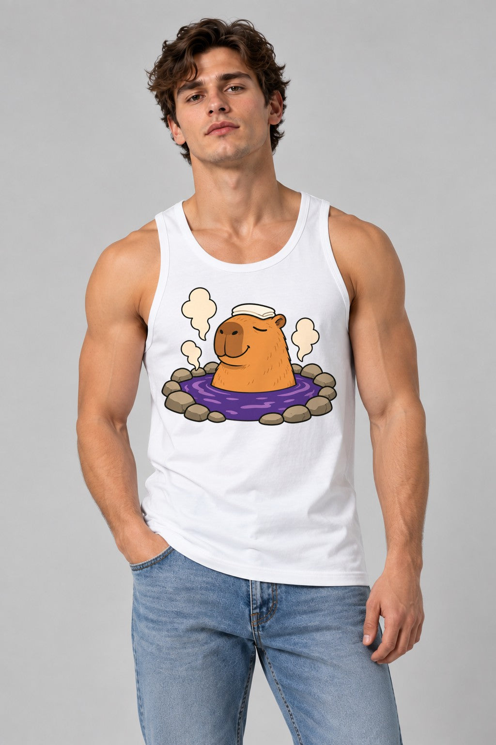 Capybara Hot Spring - White