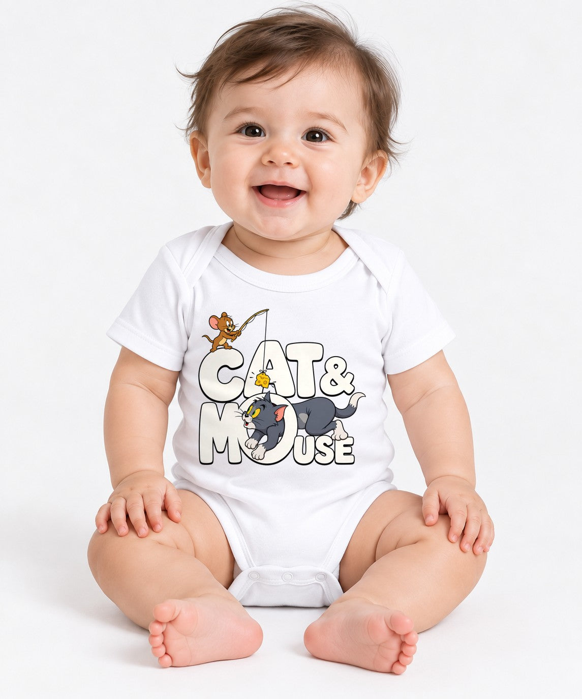 Cat and Mouse - White