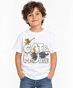 Cat and Mouse - White