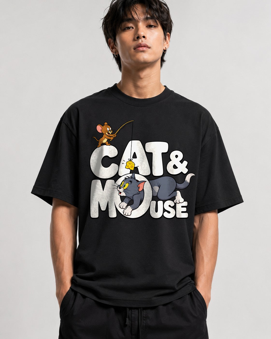 Cat and Mouse - Black