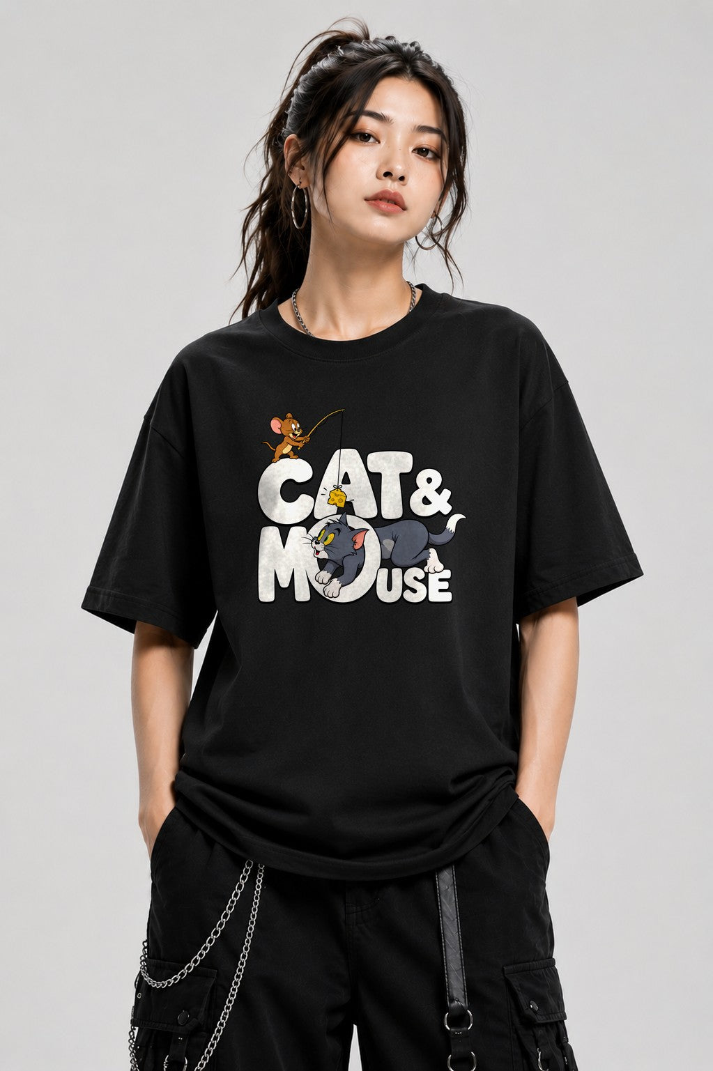 Cat and Mouse - Black