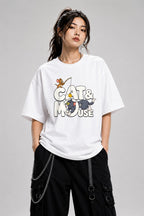 Cat and Mouse - White