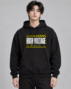 Caution High Voltage Industrial Haza - Black