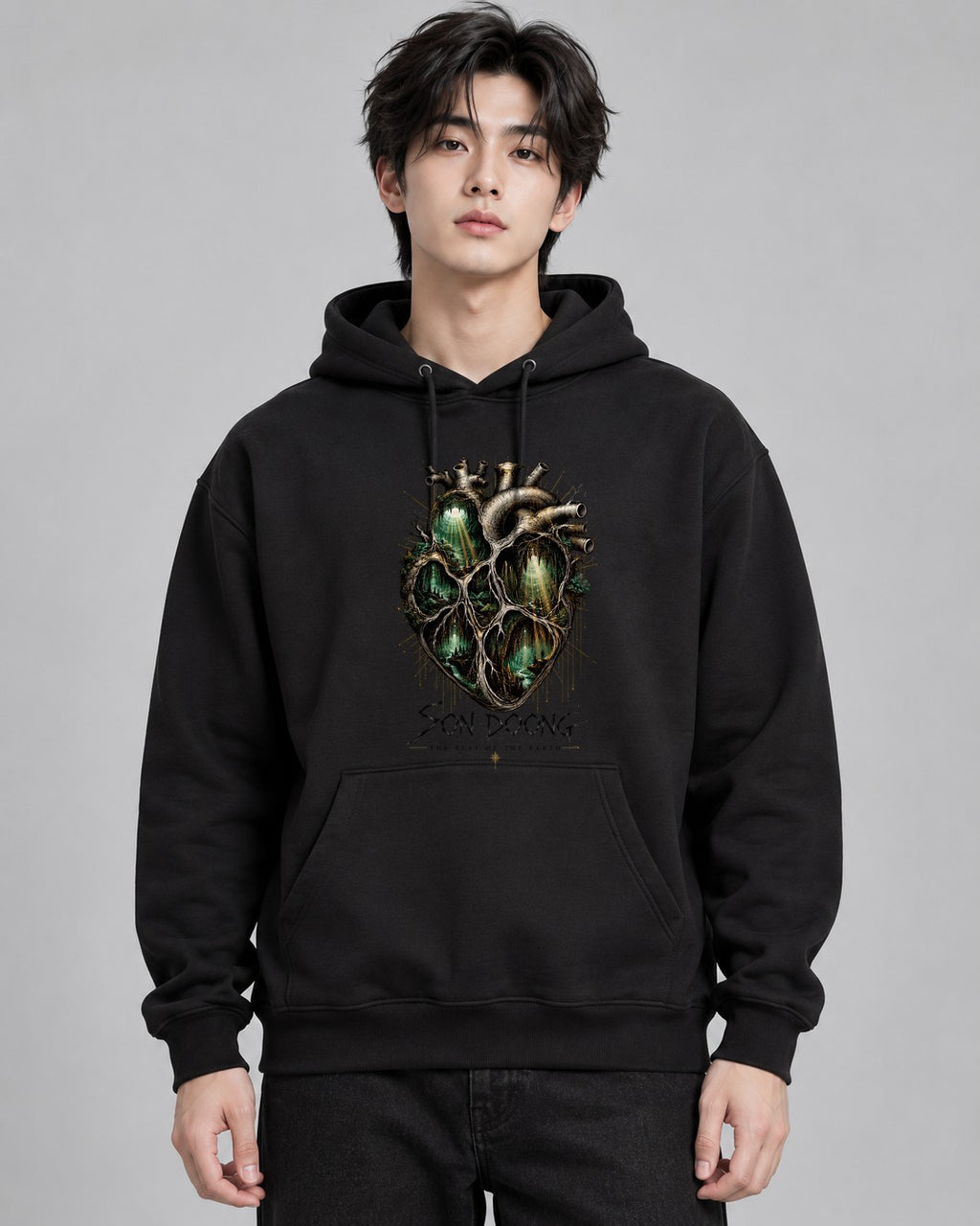 Cave Heart Earth - Black