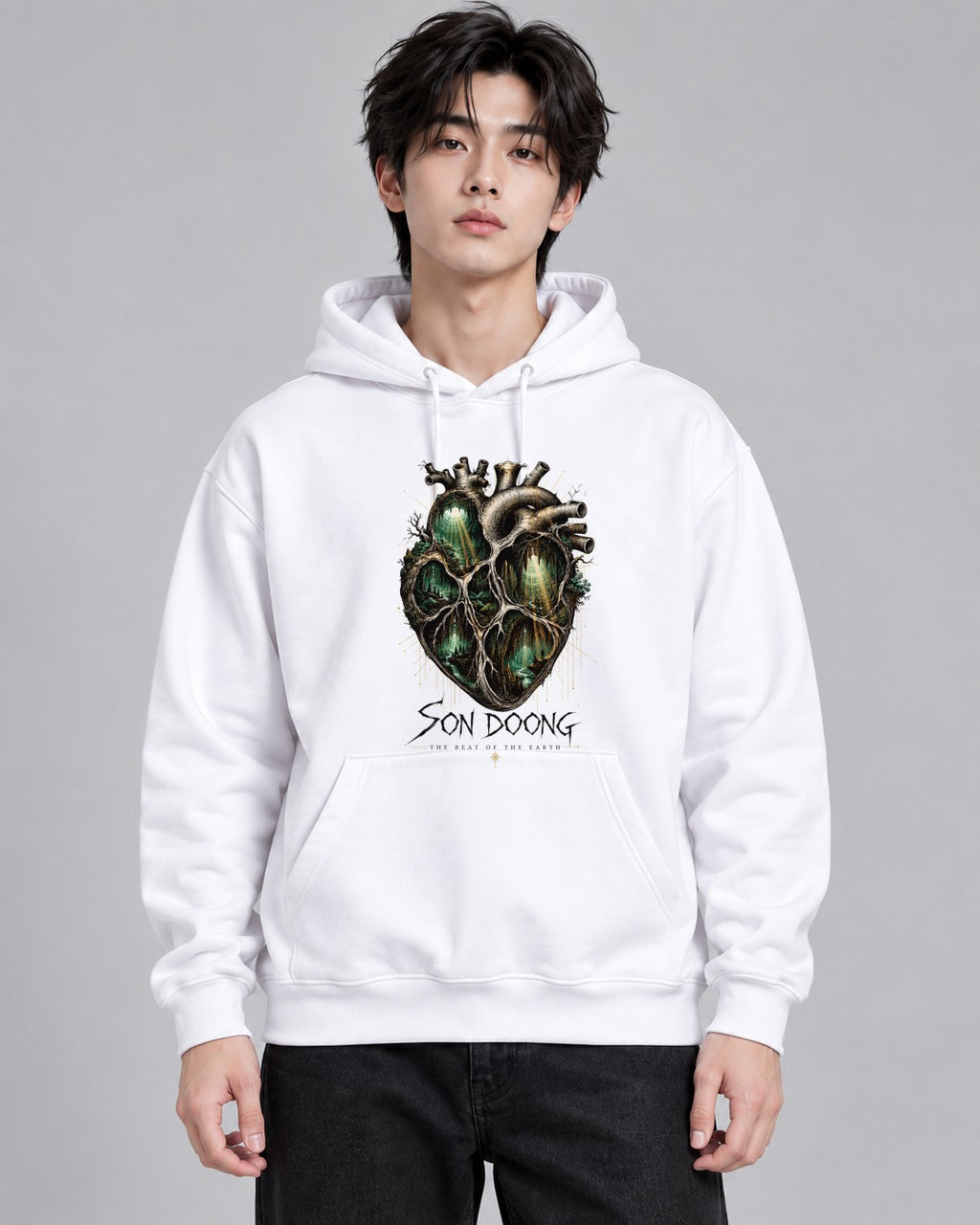 Cave Heart Earth - White