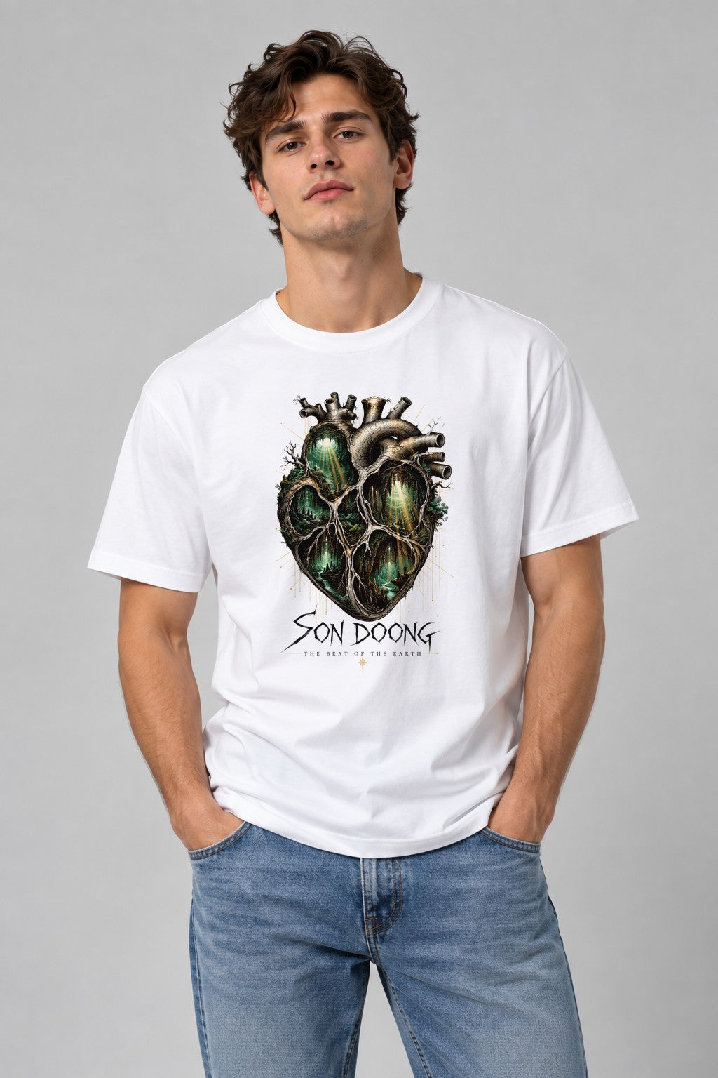 Cave Heart Earth - White