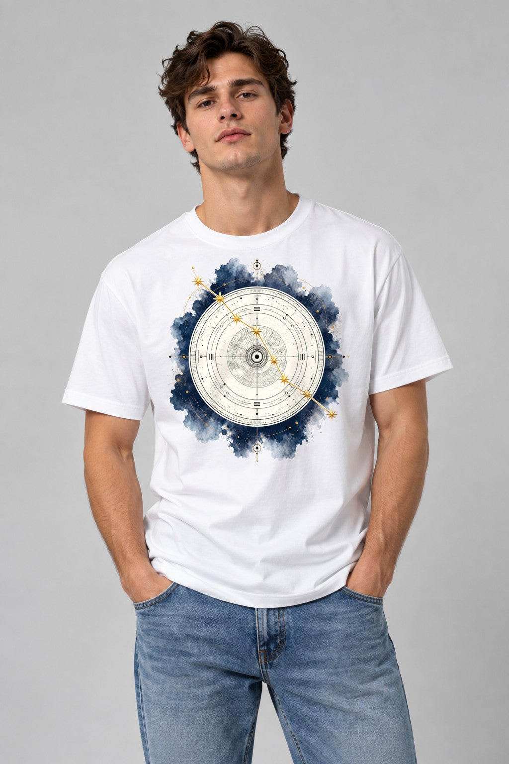 Celestial Navigation Chart - White