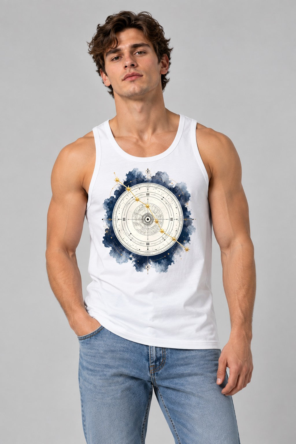 Celestial Navigation Chart - White