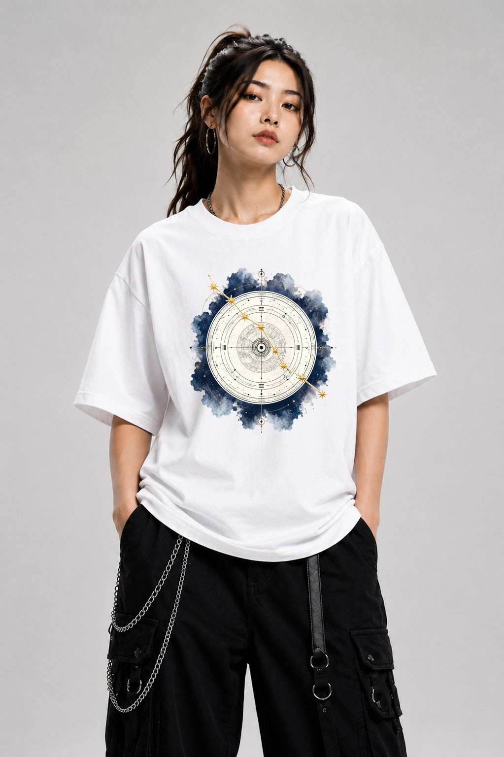 Celestial Navigation Chart - White