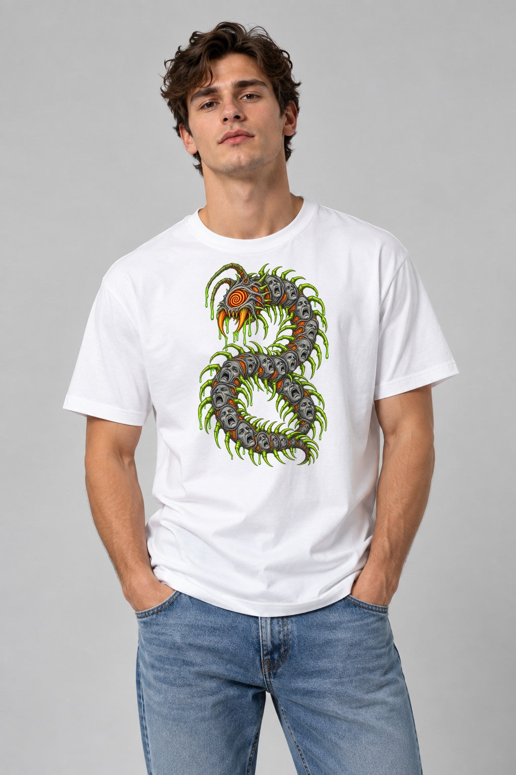 Centipede of Souls - White