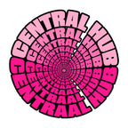 Central Hub Tunnel Shirt - Hypnotic Pink Spiral Vortex Graphic Tee