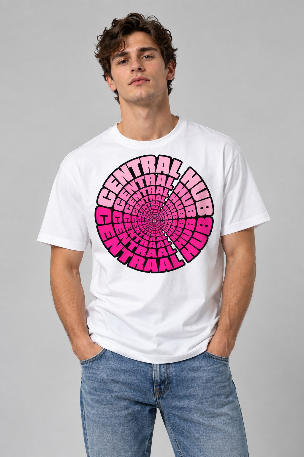Central Hub Vortex - White