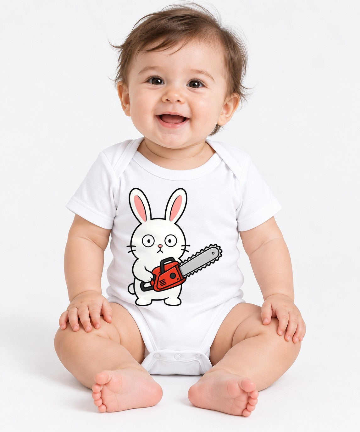 Chainsaw Bunny - White