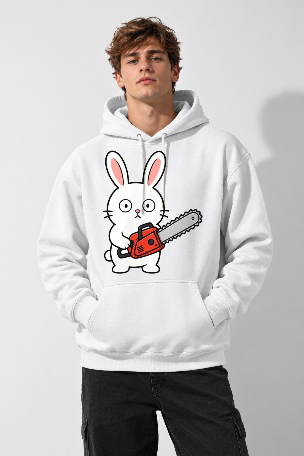 Chainsaw Bunny - White