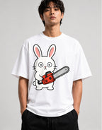 Chainsaw Bunny - White
