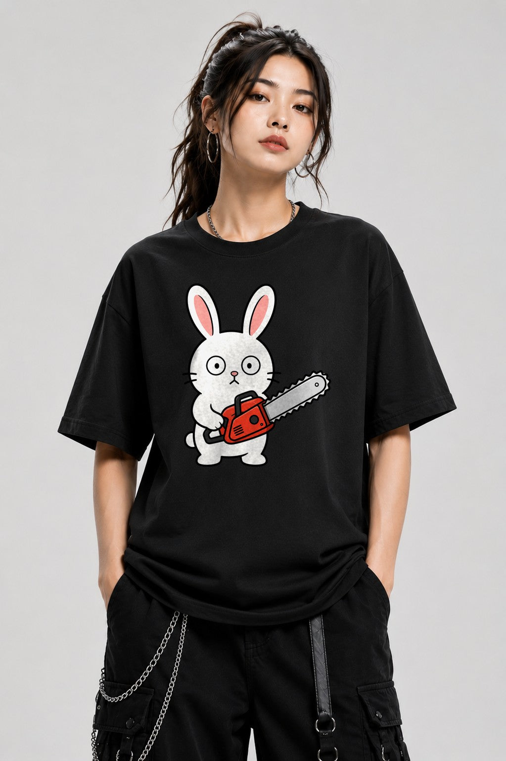 Chainsaw Bunny - Black