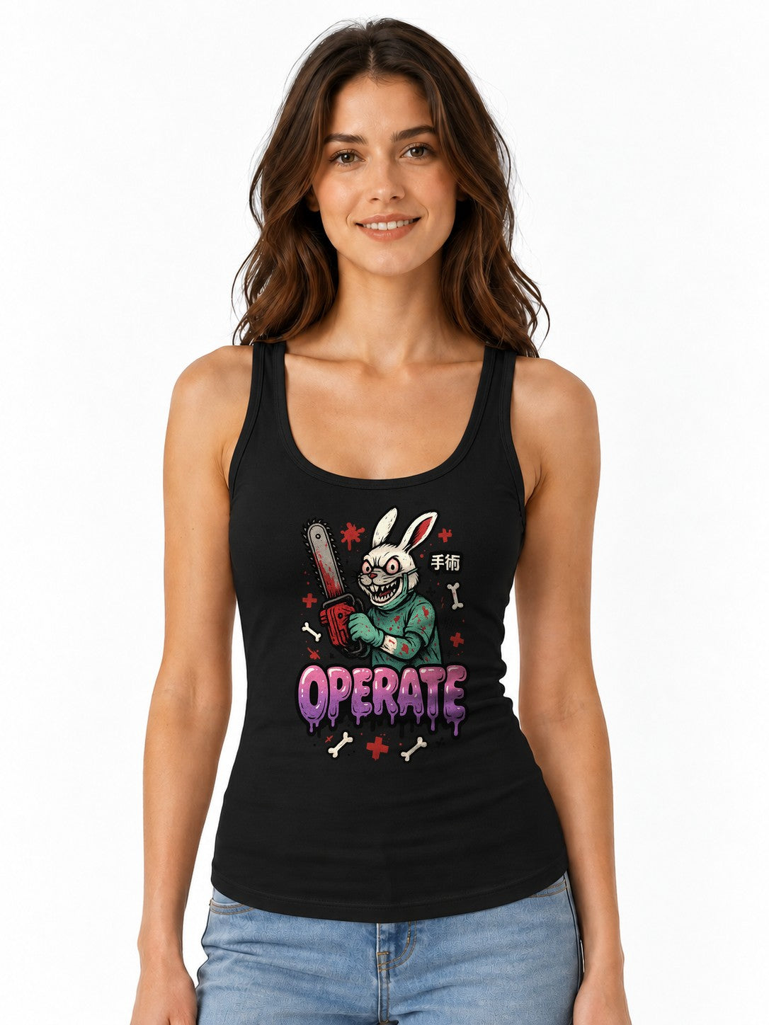 Chainsaw Surgeon Rabbit - Black