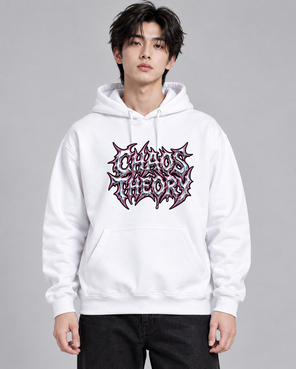 Chaos Theory Y2K Liquid Chrome Heavy - White