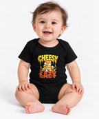 Cheesy & Lazy Shiba Pizza Lover Graphic Tee - Cute Dog Design - Black