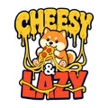 Cheesy & Lazy Shiba Pizza Lover Graphic Tee - Cute Dog Design