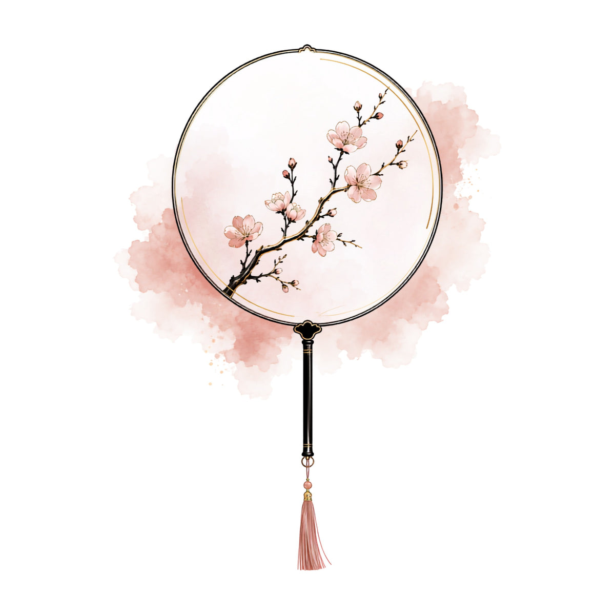 Cherry Blossom Fan
