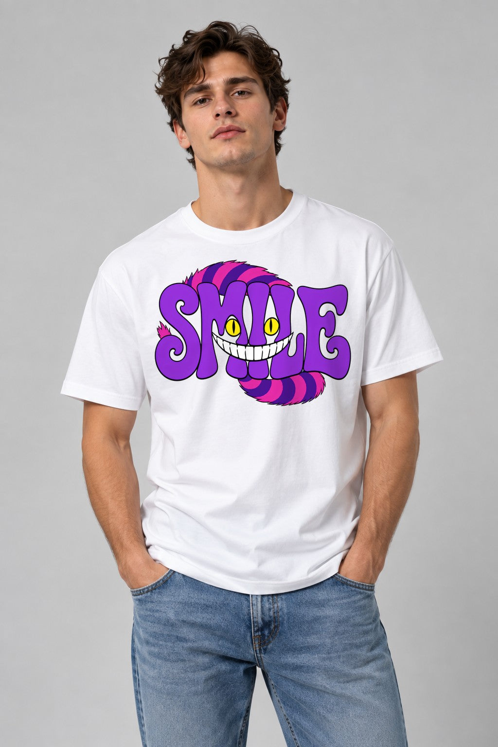 Cheshire Smile - White