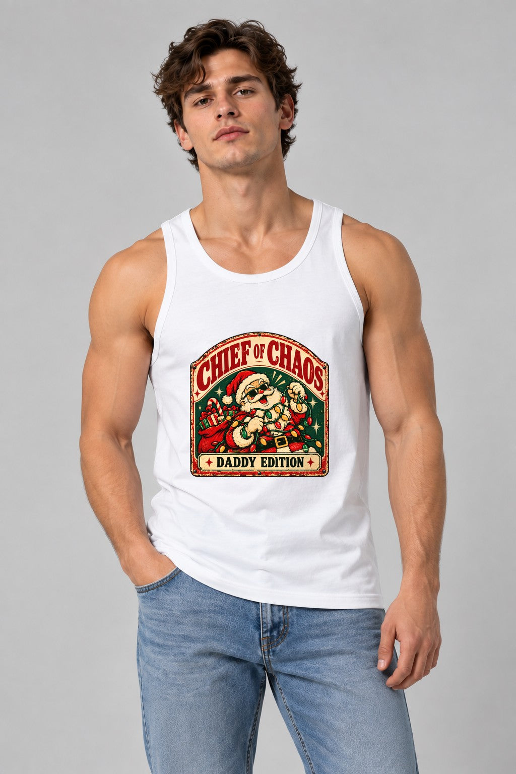 Chief of Chaos Santa - White