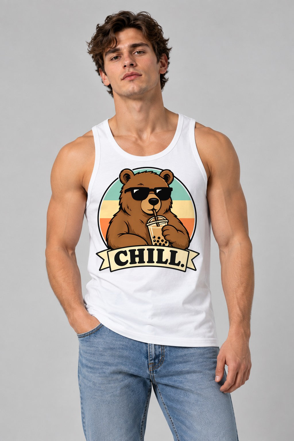 Chill Bear - White