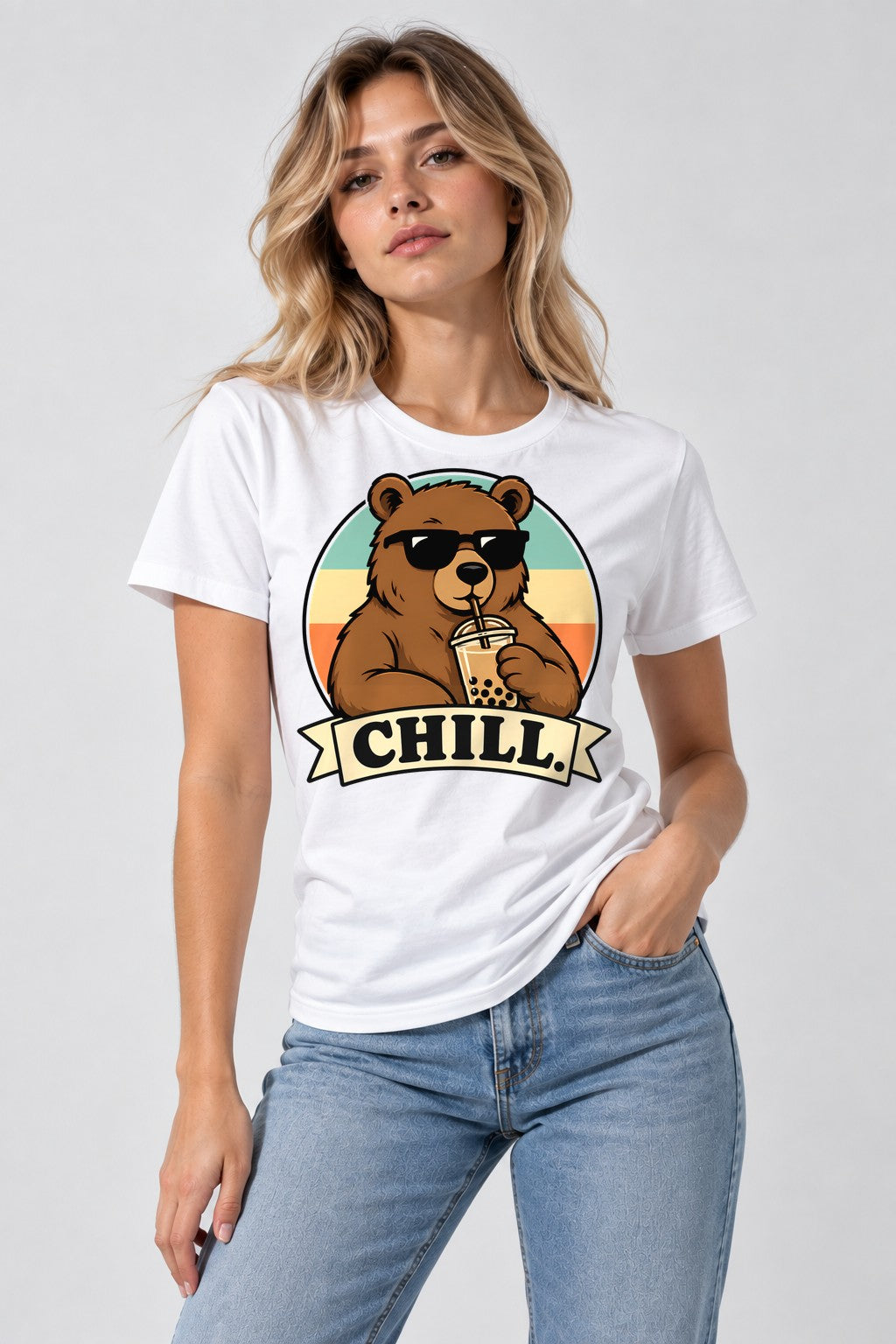 Chill Bear - White