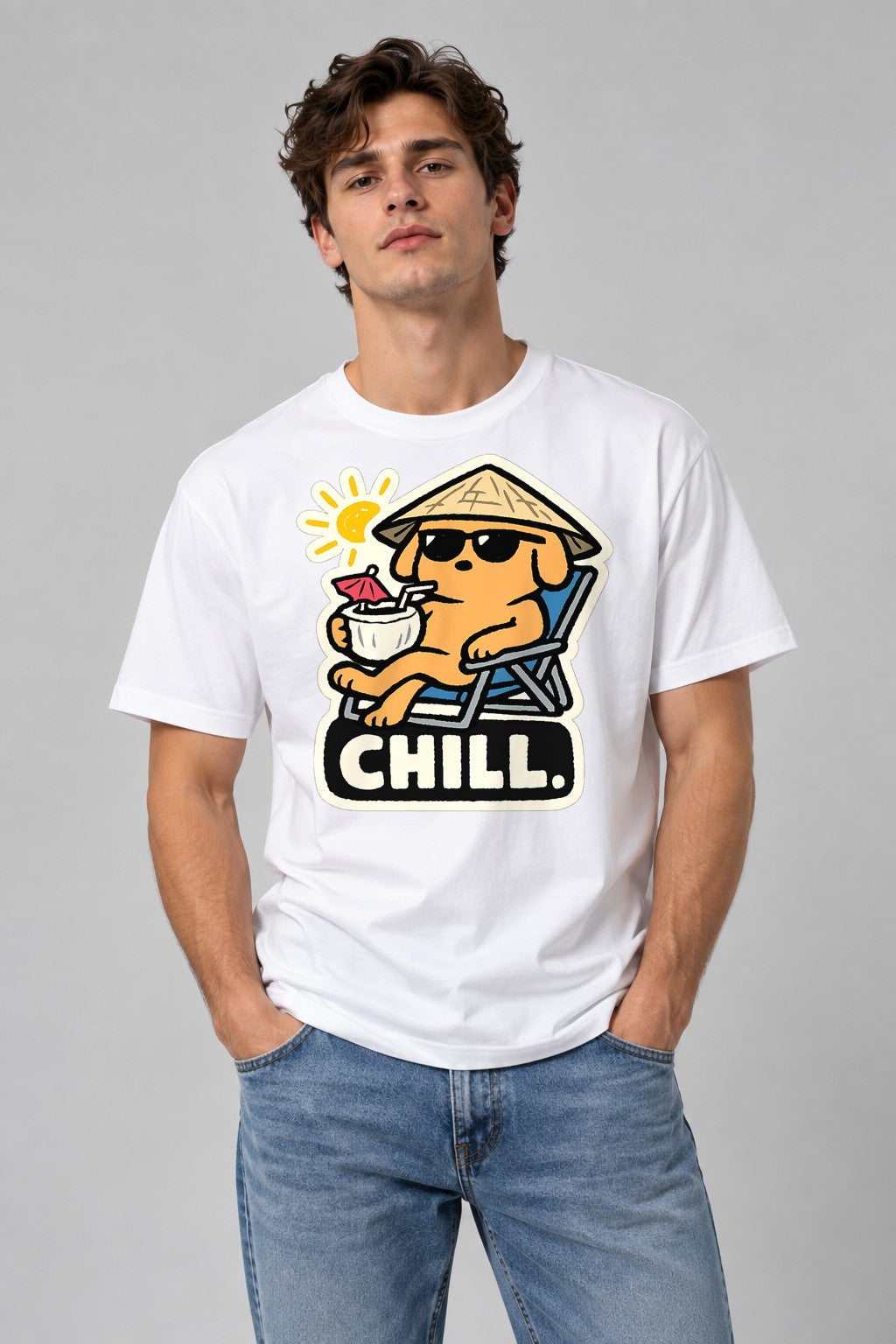 Chill Dog - White