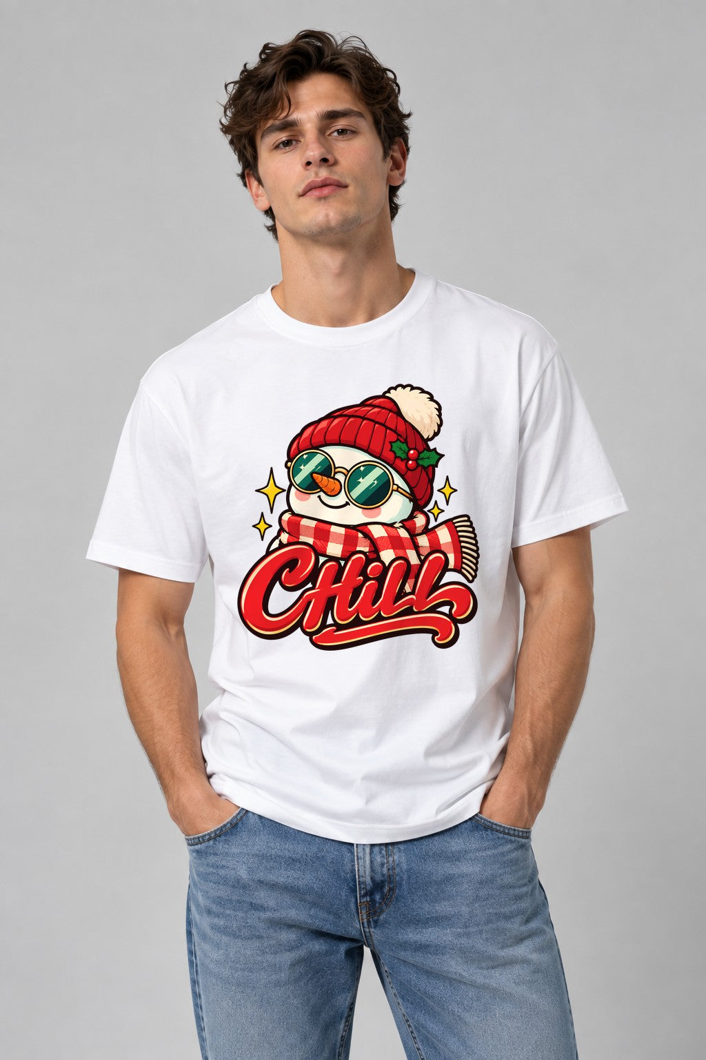 Chill Snowman - White