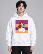 Chilling Rooster Beats - White